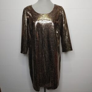 ELIE Tahari sequin dress size 16
